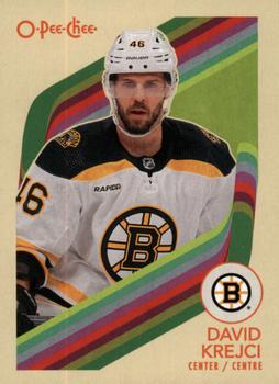 #424 David Krejci - Boston Bruins - 2023-24 O-Pee-Chee - Retro Hockey