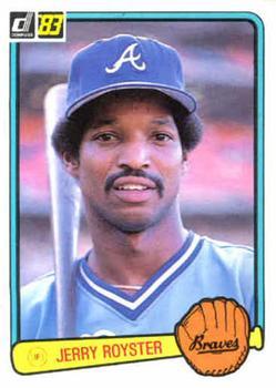 #425 Jerry Royster - Atlanta Braves - 1983 Donruss Baseball