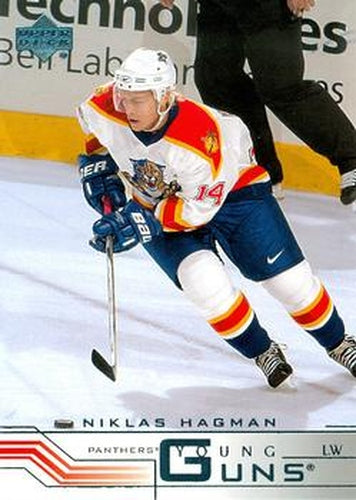 #425a Niklas Hagman - Florida Panthers - 2001-02 Upper Deck Hockey