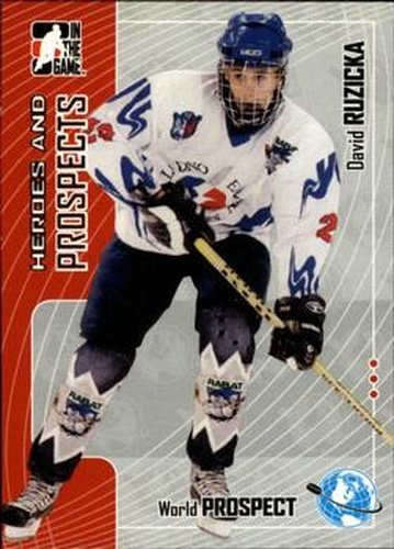 #426 David Ruzicka - Czech Republic - 2005-06 In The Game Heroes and Prospects Hockey