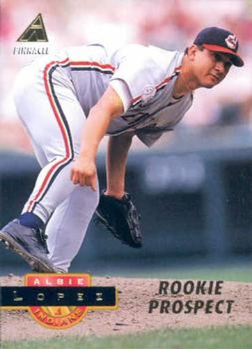 #426 Albie Lopez - Cleveland Indians - 1994 Pinnacle Baseball