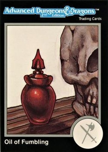 #426 Oil of Fumbling - 1991 TSR Advanced Dungeons & Dragons - Silver
