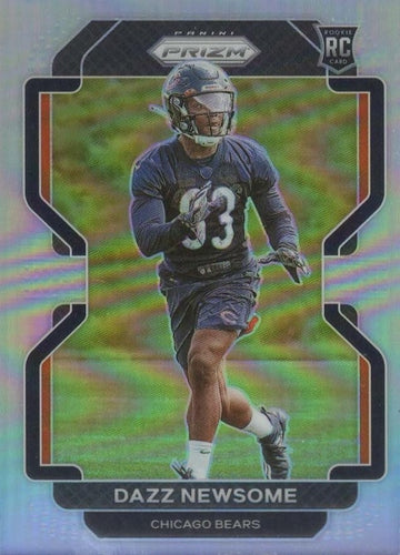 #427 Dazz Newsome - Chicago Bears - 2021 Panini Prizm - Silver Football