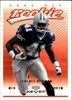 #427 Terence Newman - Dallas Cowboys - 2003 Upper Deck MVP Football