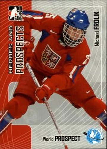 #428 Michael Frolik - Czech Republic - 2005-06 In The Game Heroes and Prospects Hockey