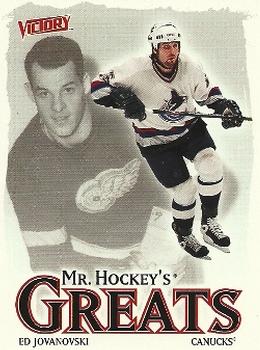 #428 Ed Jovanovski - Vancouver Canucks - 2001-02 Upper Deck Victory Hockey