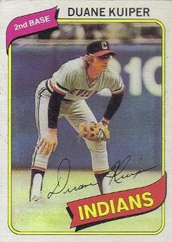 #429 Duane Kuiper - Cleveland Indians - 1980 Topps Baseball