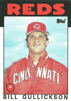 #42T Bill Gullickson - Cincinnati Reds - 1986 Topps Traded Baseball