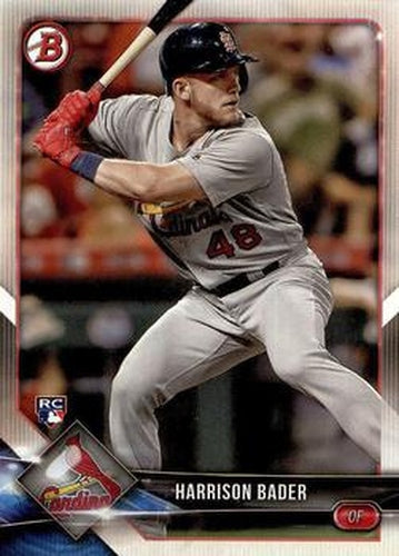 #42 Harrison Bader - St. Louis Cardinals - 2018 Bowman Baseball