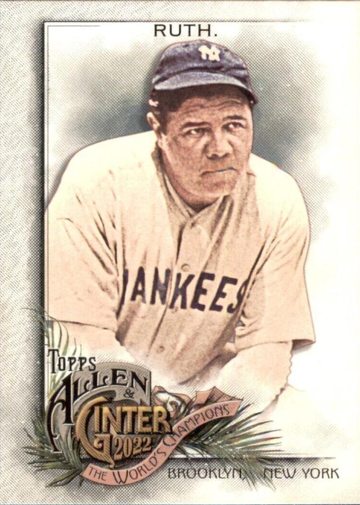 #42 Babe Ruth - New York Yankees - 2022 Topps Allen & Ginter Baseball