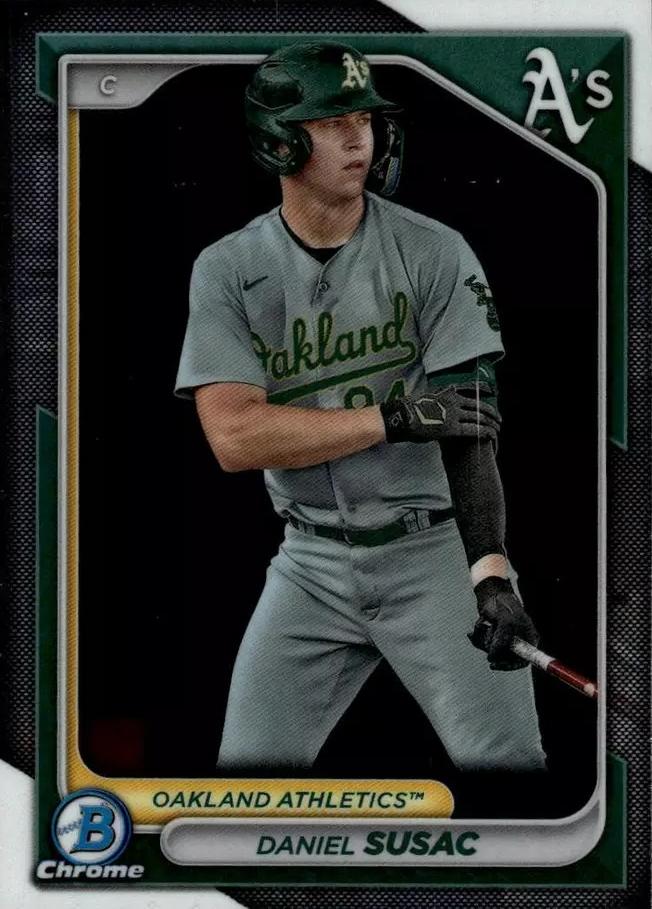 #BCP-42 Daniel Susac - Oakland Athletics - 2024 Bowman - Chrome Prospects Baseball
