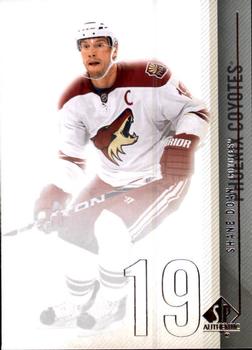 #42 Shane Doan - Phoenix Coyotes - 2010-11 SP Authentic Hockey
