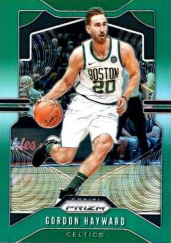 #42 Gordon Hayward - Boston Celtics - 2019-20 Panini Prizm - Prizms Green Basketball