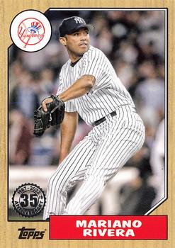 #87TBU-42 Mariano Rivera - New York Yankees - 2022 Topps Update - 1987 Topps Baseball 35th Anniversary Baseball