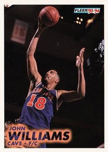 #42 John Williams - Cleveland Cavaliers - 1993-94 Fleer Basketball