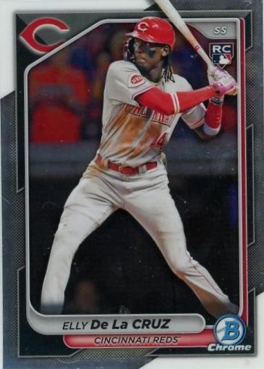#42 Elly De La Cruz - Cincinnati Reds - 2024 Bowman Chrome Baseball