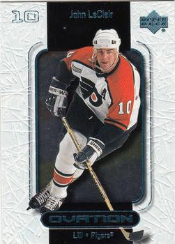 #42 John LeClair - Philadelphia Flyers - 1999-00 Upper Deck Ovation Hockey