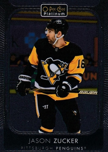 #42 Jason Zucker - Pittsburgh Penguins - 2021-22 O-Pee-Chee Platinum Hockey