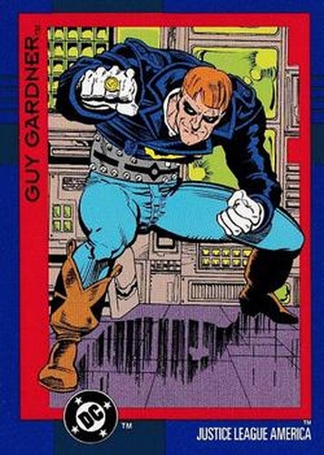 #42 Guy Gardner - 1993 SkyBox DC Cosmic Teams