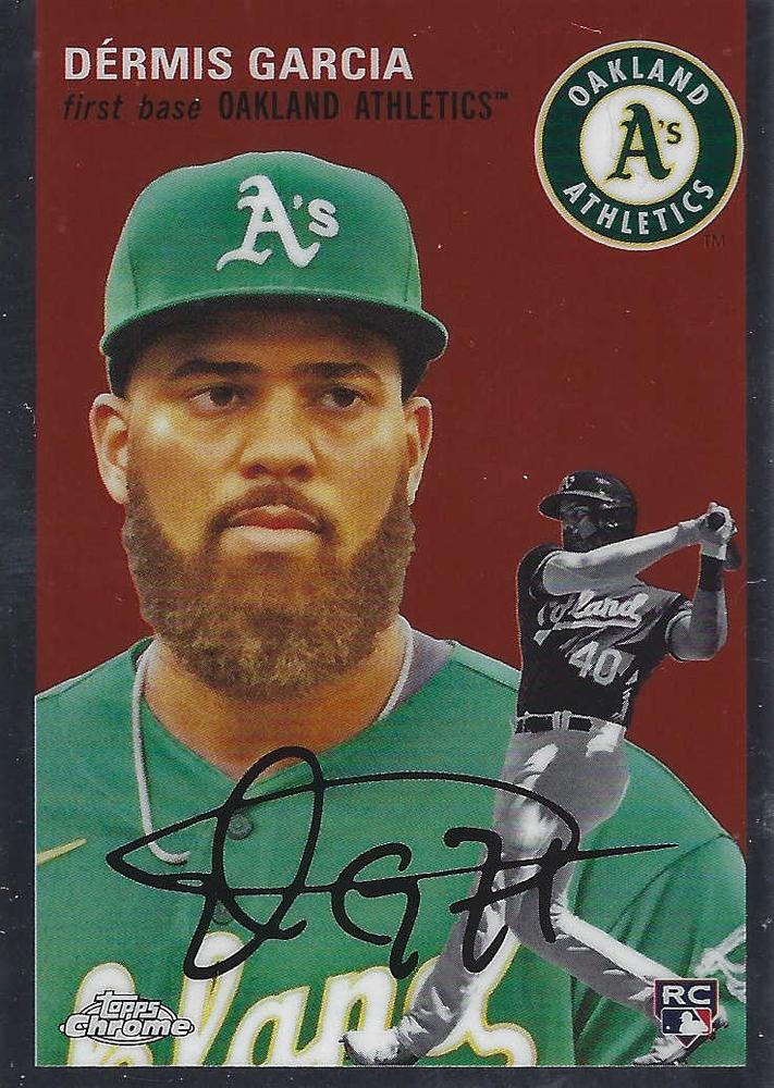 #42 Dérmis Garcia - Oakland Athletics - 2023 Topps Chrome Platinum Anniversary Baseball