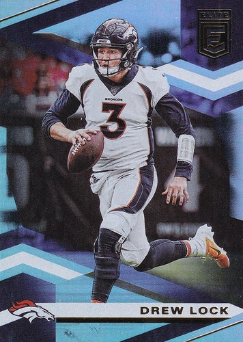 #42 Drew Lock - Denver Broncos - 2020 Donruss Elite Football