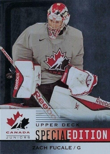 #SE-42 Zach Fucale - Canada - 2014 Upper Deck Team Canada Juniors - Special Edition Hockey