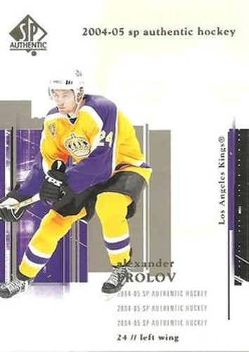 #42 Alexander Frolov - Los Angeles Kings - 2004-05 SP Authentic Hockey