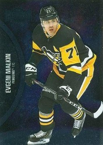 #42 Evgeni Malkin - Pittsburgh Penguins - 2021-22 Skybox Metal Universe Hockey