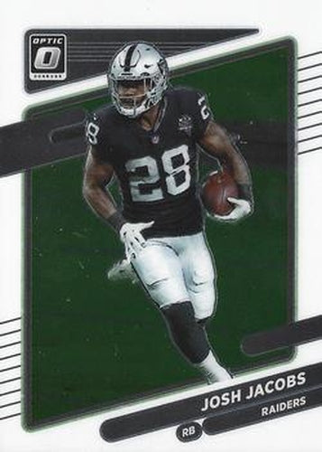 #42 Josh Jacobs - Las Vegas Raiders - 2021 Donruss Optic Football