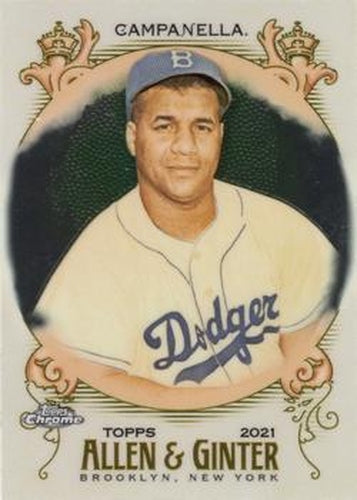 #42 Roy Campanella - Brooklyn Dodgers - 2021 Topps Allen & Ginter Chrome Baseball