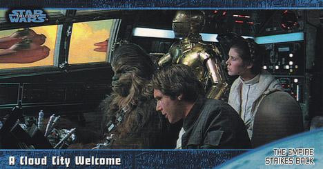 #42 A Cloud City Welcome - 1997 Topps Widevision Star Wars Trilogy