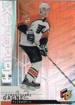 #42 Simon Gagne - Philadelphia Flyers - 1999-00 Upper Deck HoloGrFX Hockey