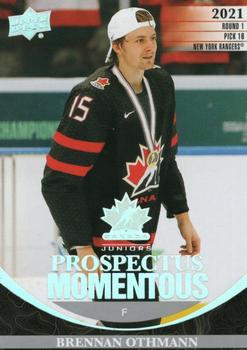 #PM-42 Brennan Othmann - Canada - 2023 Upper Deck Team Canada Juniors - Prospectus Momentous Hockey