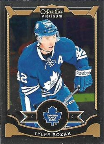 #42 Tyler Bozak - Toronto Maple Leafs - 2015-16 O-Pee-Chee Platinum Hockey