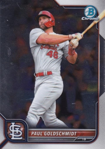 #42 Paul Goldschmidt - St. Louis Cardinals - 2022 Bowman Chrome Baseball