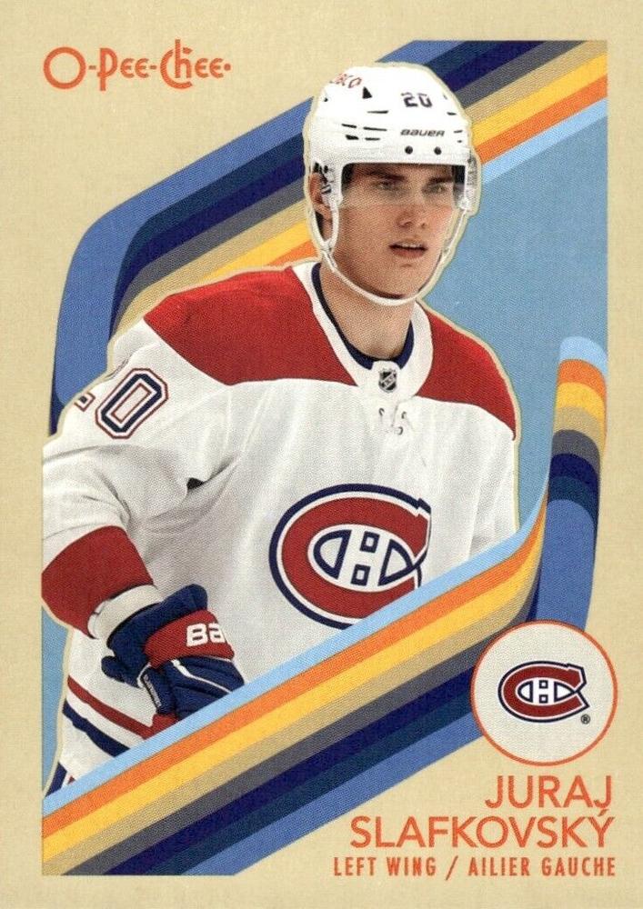 #42 Juraj Slafkovsky - Montreal Canadiens - 2023-24 O-Pee-Chee - Retro Hockey
