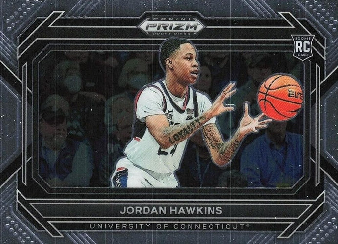 #42b Jordan Hawkins - Connecticut Huskies - 2023 Panini Prizm Draft Picks Basketball