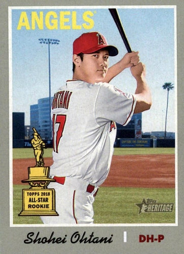 #430 Shohei Ohtani - Los Angeles Angels - 2019 Topps Heritage Baseball