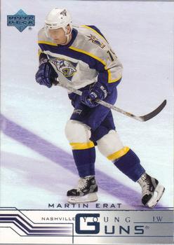 #430b Martin Erat - Nashville Predators - 2001-02 Upper Deck Hockey