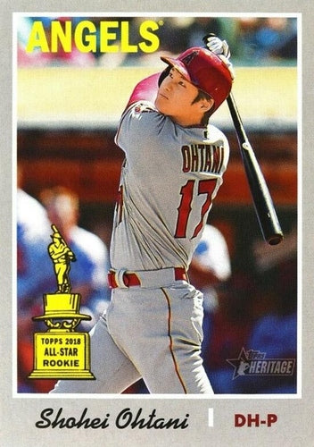 #430b Shohei Ohtani - Los Angeles Angels - 2019 Topps Heritage Baseball