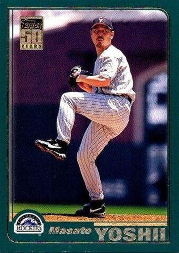 #431 Masato Yoshii - Colorado Rockies - 2001 Topps Baseball