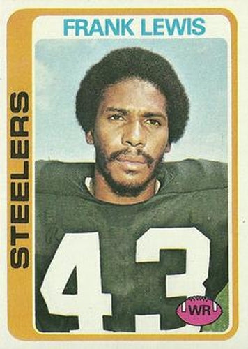 #431 Frank Lewis - Pittsburgh Steelers - 1978 Topps Football