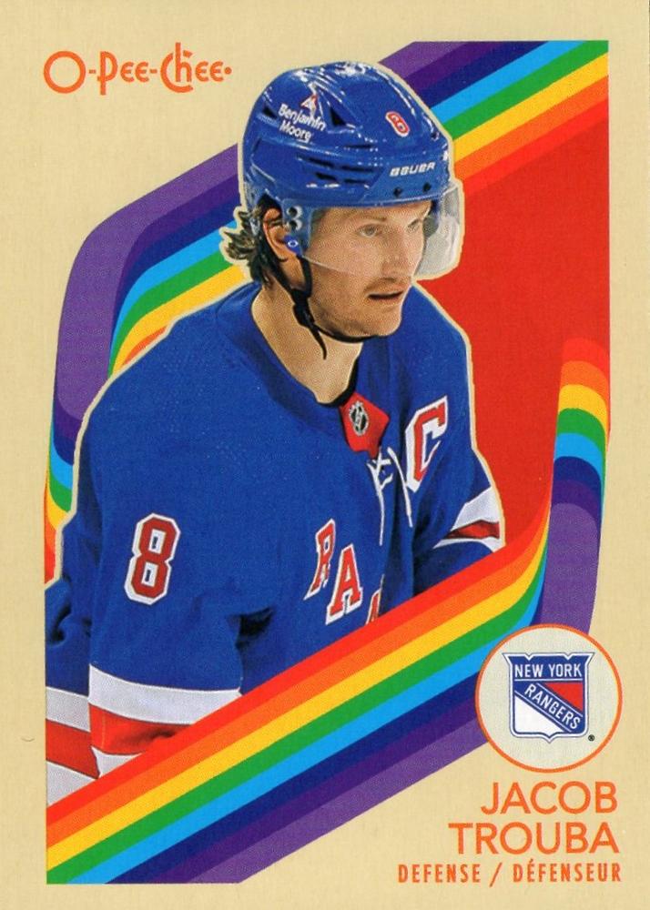 #431 Jacob Trouba - New York Rangers - 2023-24 O-Pee-Chee - Retro Hockey