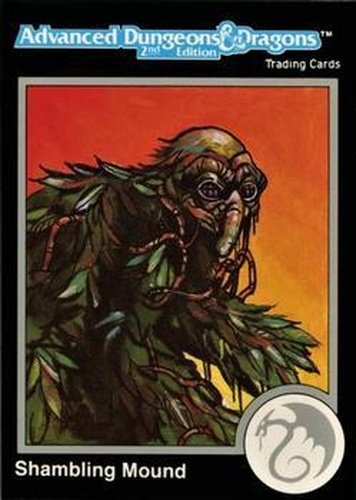 #432 Shambling Mound - 1991 TSR Advanced Dungeons & Dragons - Silver