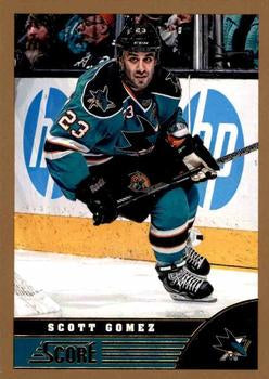 #432 Scott Gomez - San Jose Sharks - 2013-14 Score - Gold Hockey