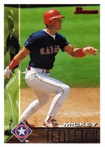 #433 Mickey Tettleton - Texas Rangers - 1995 Bowman Baseball