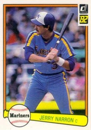 #433 Jerry Narron - Seattle Mariners - 1982 Donruss Baseball
