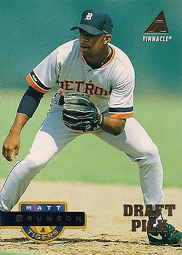 #433 Matt Brunson - Detroit Tigers - 1994 Pinnacle Baseball