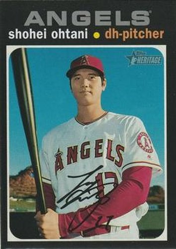 #433c Shohei Ohtani - Los Angeles Angels - 2020 Topps Heritage Baseball