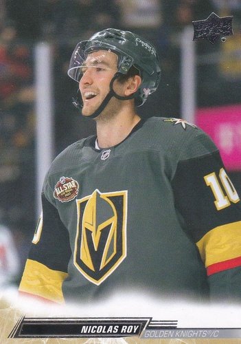 #434 Nicolas Roy - Vegas Golden Knights - 2022-23 Upper Deck Hockey